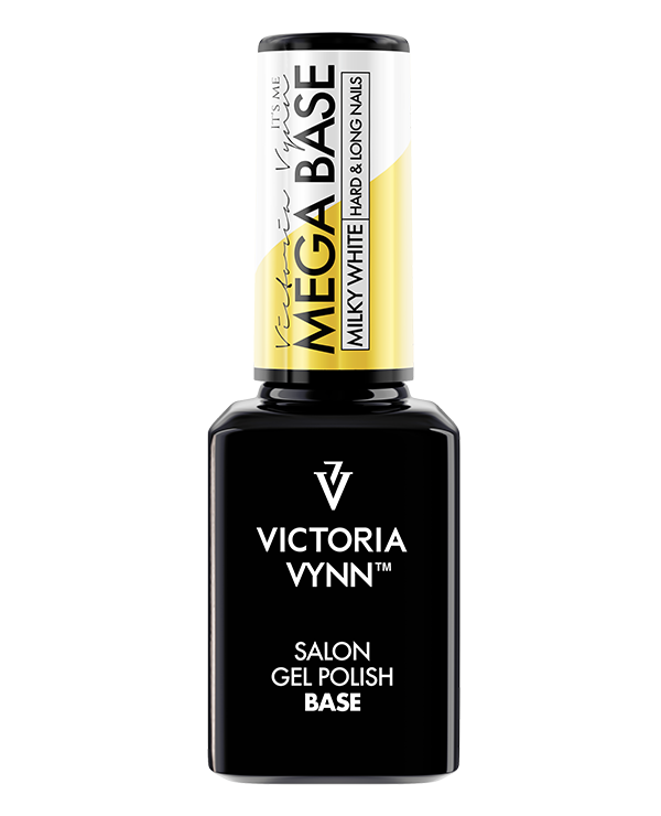 GEL POLISH MEGA BASE Milky White 15 ml - VICTORIA VYNN