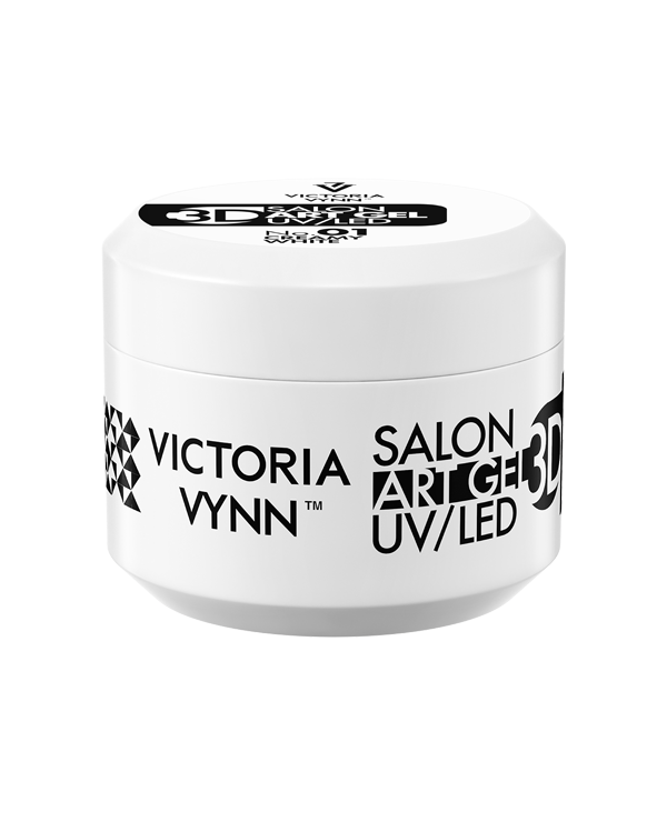 ART GEL 3D 01 Creamy White - VICTORIA VYNN