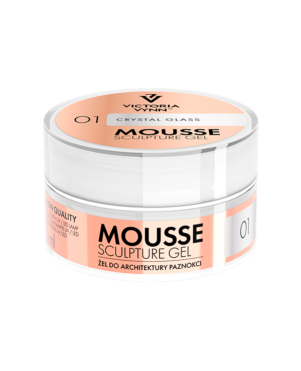 MOUSSE SCULPTURE GEL 01 Crystal Glass 15ml - VICTORIA VYNN