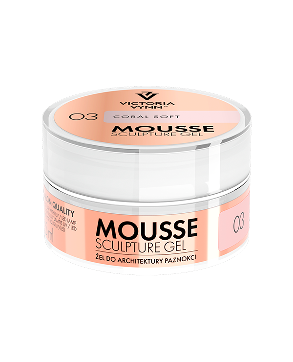 MOUSSE SCULPTURE GEL 03 Coral Soft 15ml - VICTORIA VYNN