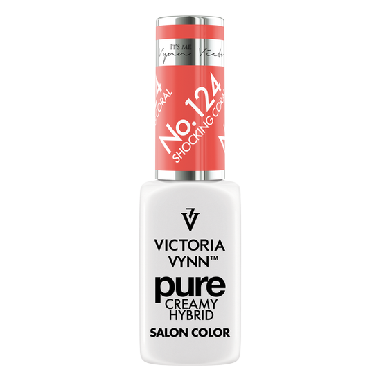 PURE CREAMY HYBRID 124 Shocking Coral - VICTORIA VYNN