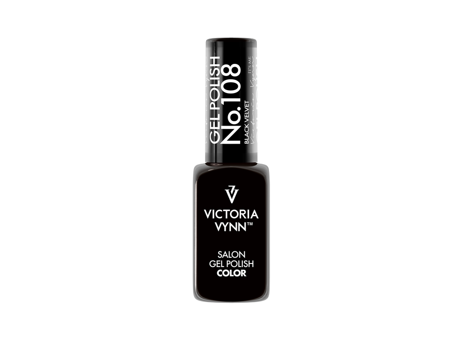 GEL POLISH 108 Black Velvet - VICTORIA VYNN