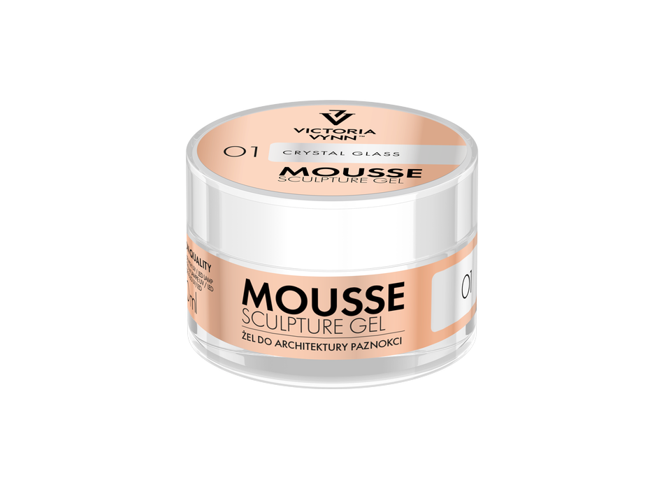 MOUSSE SCULPTURE GEL 01 Crystal Glass 50ml - VICTORIA VYNN