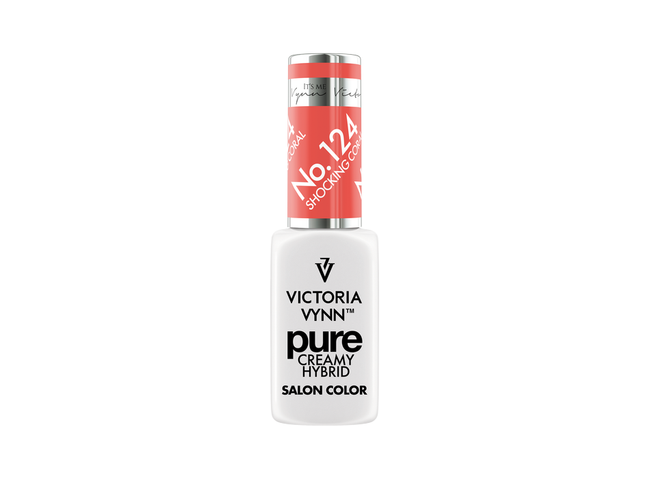 PURE CREAMY HYBRID 124 Shocking Coral - VICTORIA VYNN